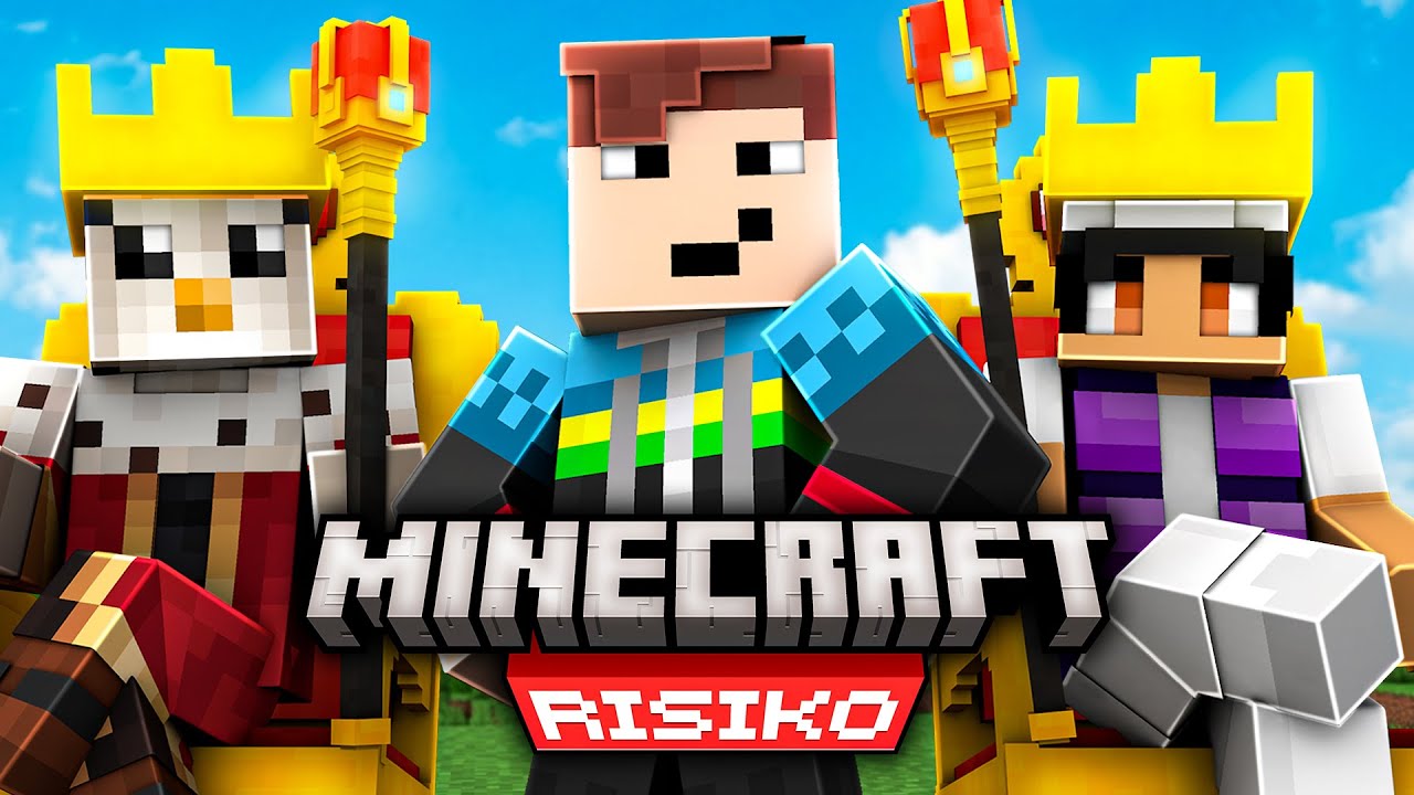 6 K&Ouml;NIGREICHE, NUR EINS KANN SIEGEN! ⚔️​ - Minecraft Risiko #1