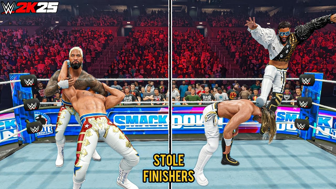 Джей Усо украл 30 финишных приемов в WWE 2K25!!!