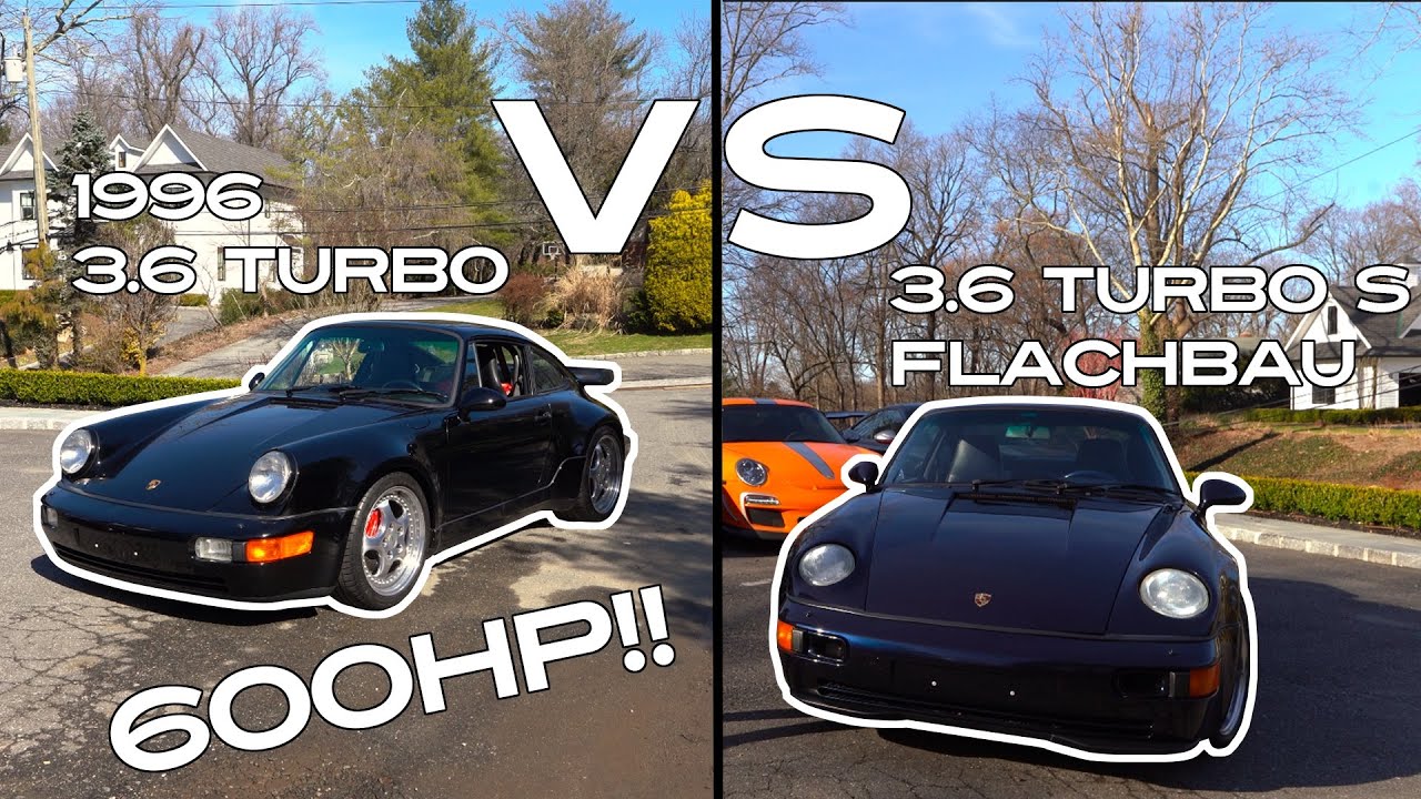 The Best Porsches of the 1990s: the Turbo 3.6 and the Turbo S Flachbau!