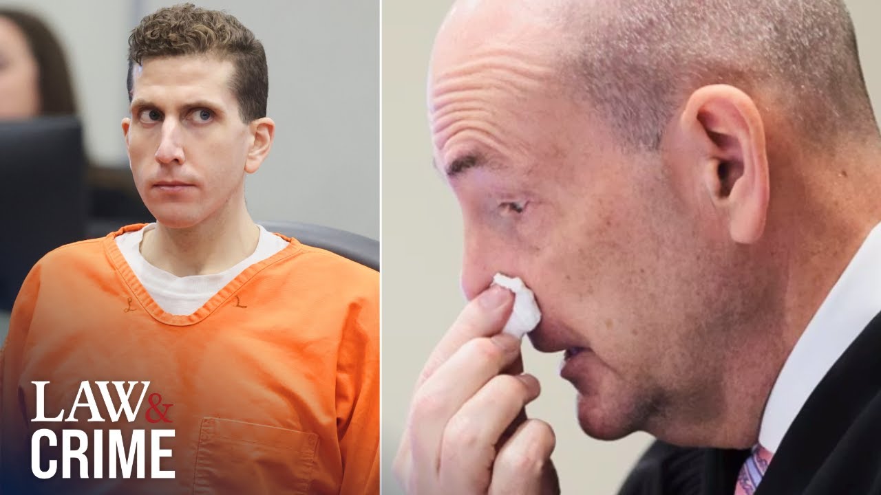 Bryan Kohberger Judge Tears Up While Locking Up ‘Faceless Coward’