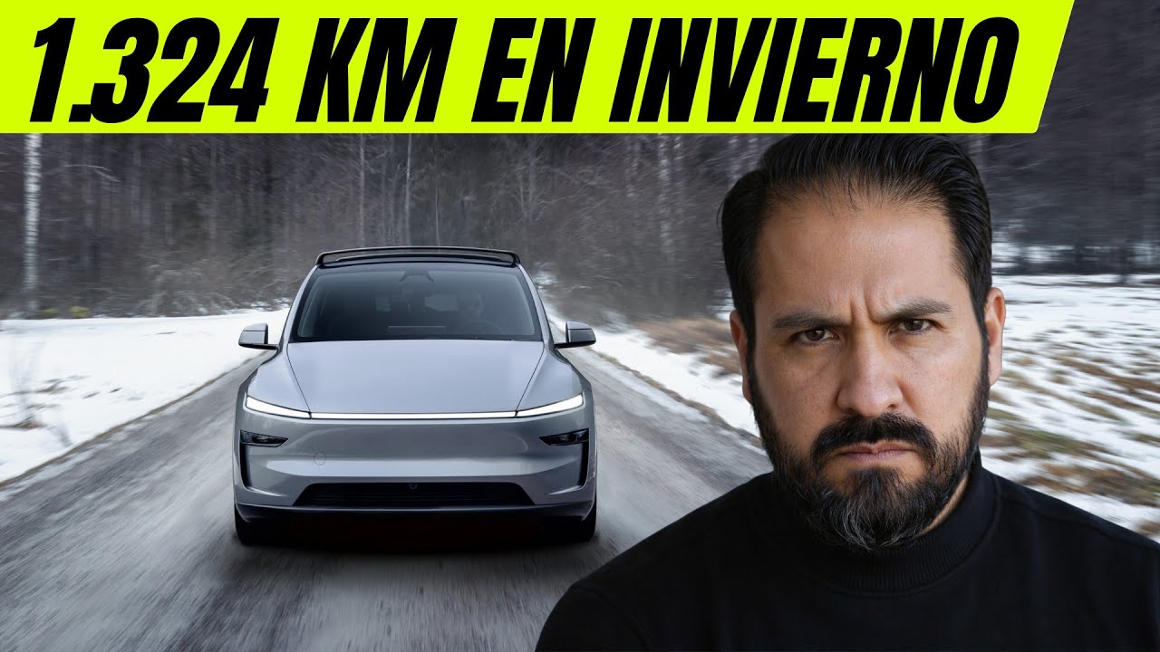 🔋 1.324 km en invierno con un Tesla… ¿Error o locura? Esto fue lo que pasó