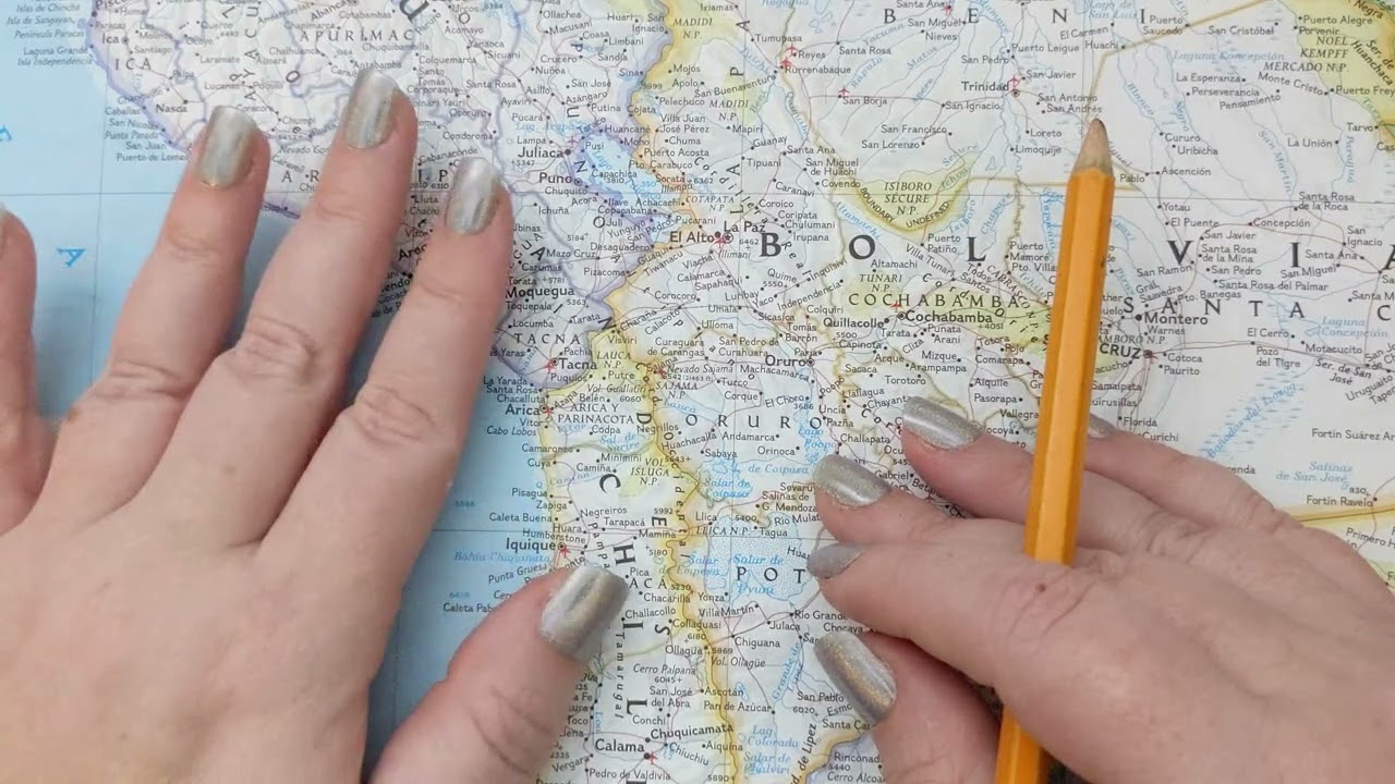 ASMR ~ Arica y Parinacota, Chile History & Geography ~ Soft Spoken Map Tracing Google Earth