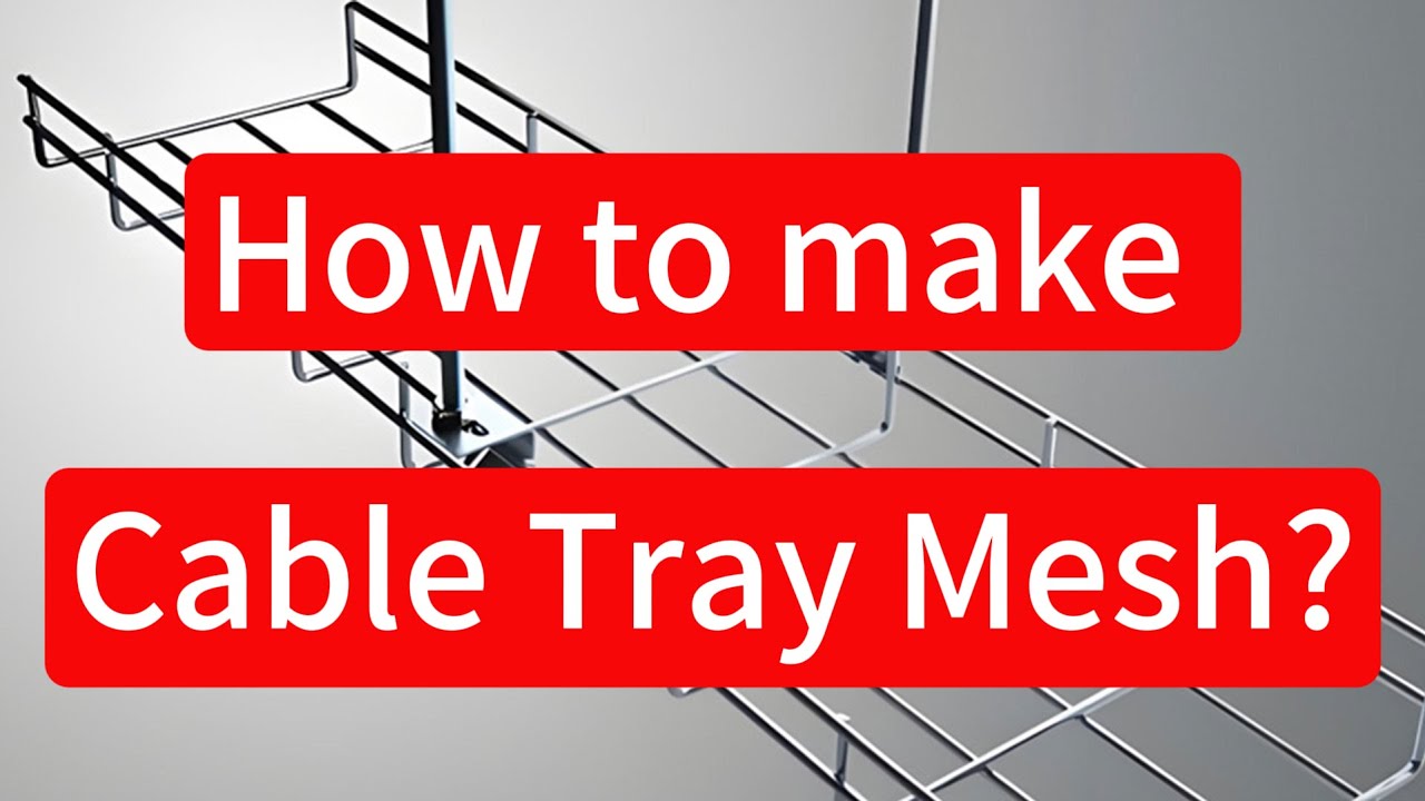 How to make Cable Tray Mesh? Cable Tray Wire Mesh Welding Machine | DAPU Machinery