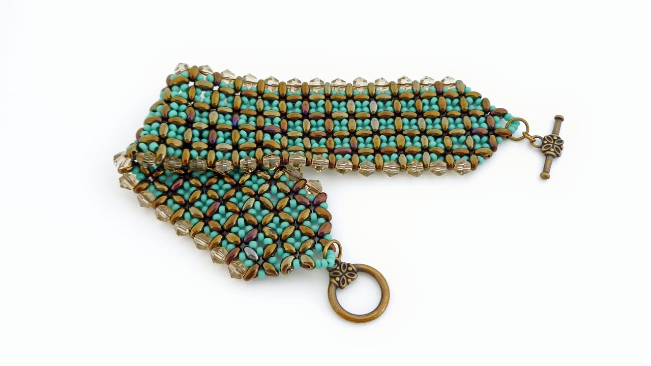 TheHeartBeading: Twin Bracelet Tutorial (no sound)