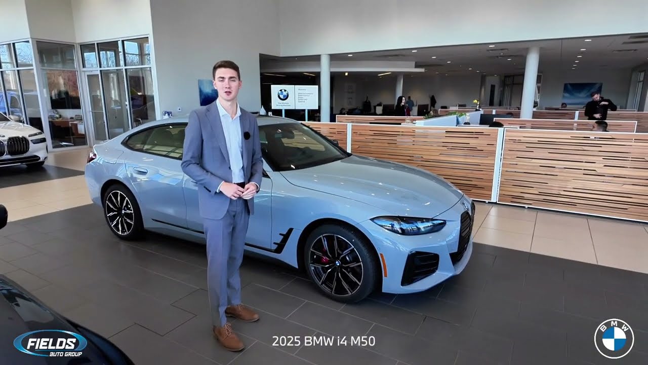 2025 BMW i4 M50: The Ultimate Electric Gran Coupe | Fields BMW Walkaround