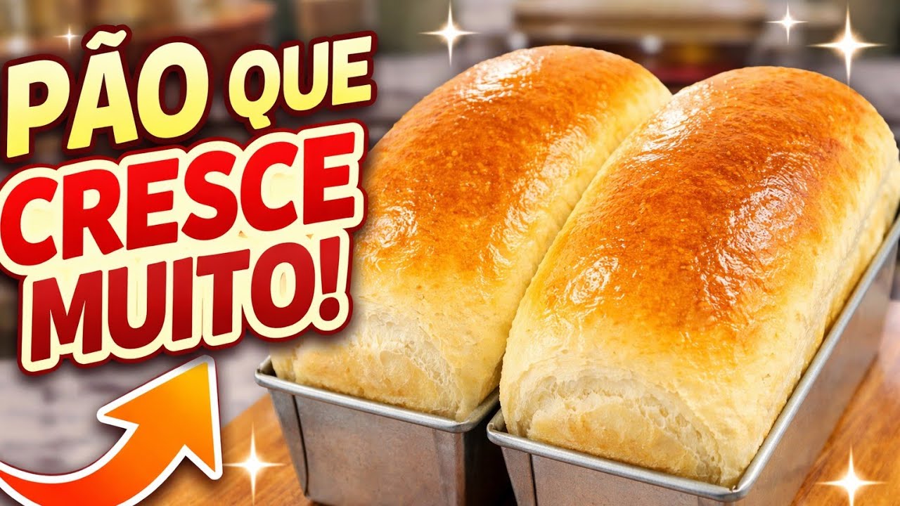 PÃO CASEIRO QUE CRESCE MUITO – Segredos Que Ninguém Te Conta!