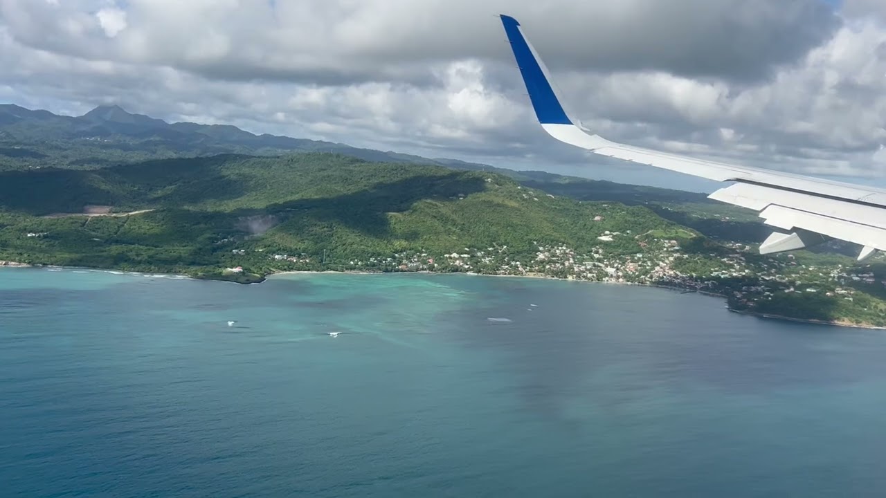 Landing in st Lucia 