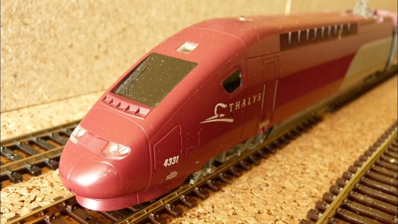 4331, HO dcc Lima Thalys, 1 round on layout