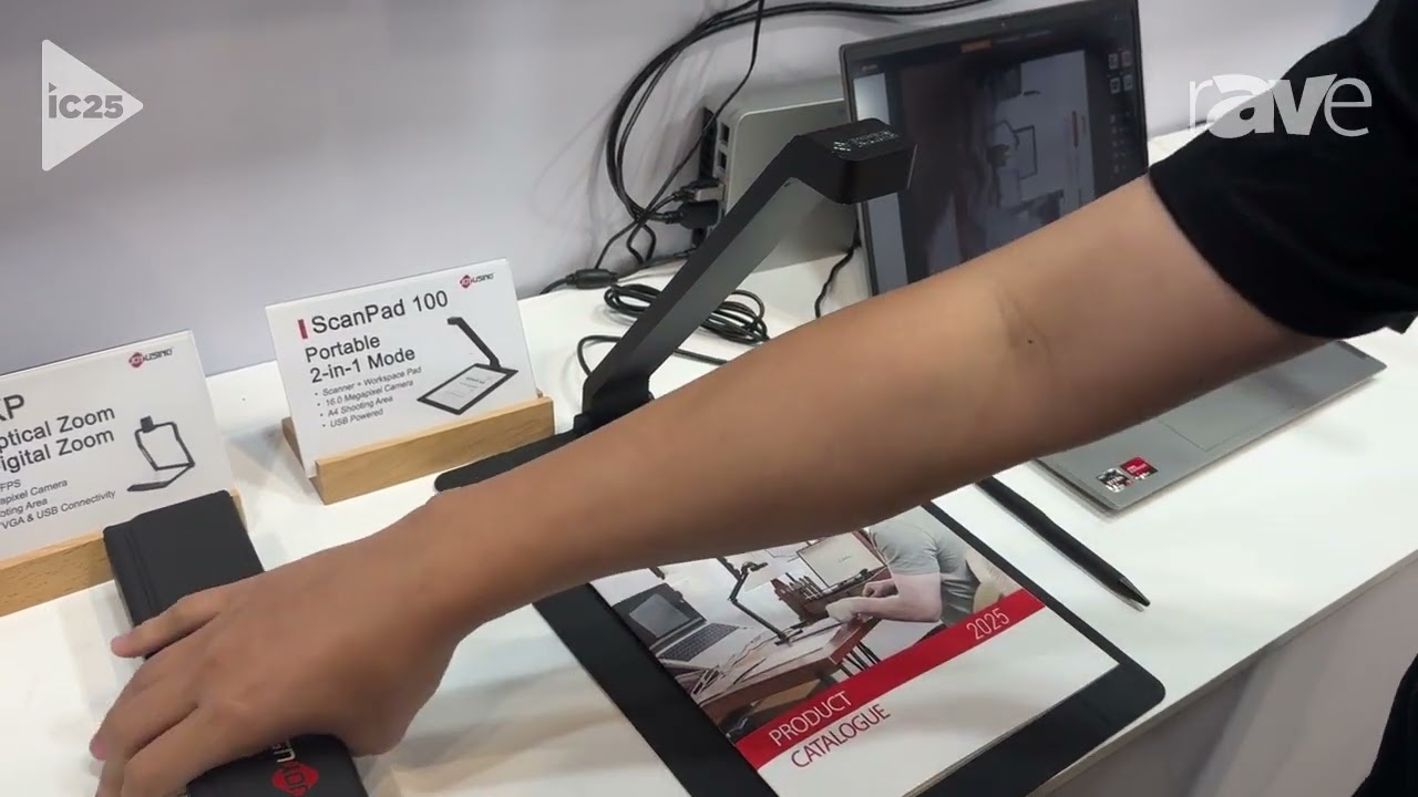 InfoComm 2025: Fujian Joyusing Technology Announces ScanPad 100 with Leaning Arm and Foldable Pad