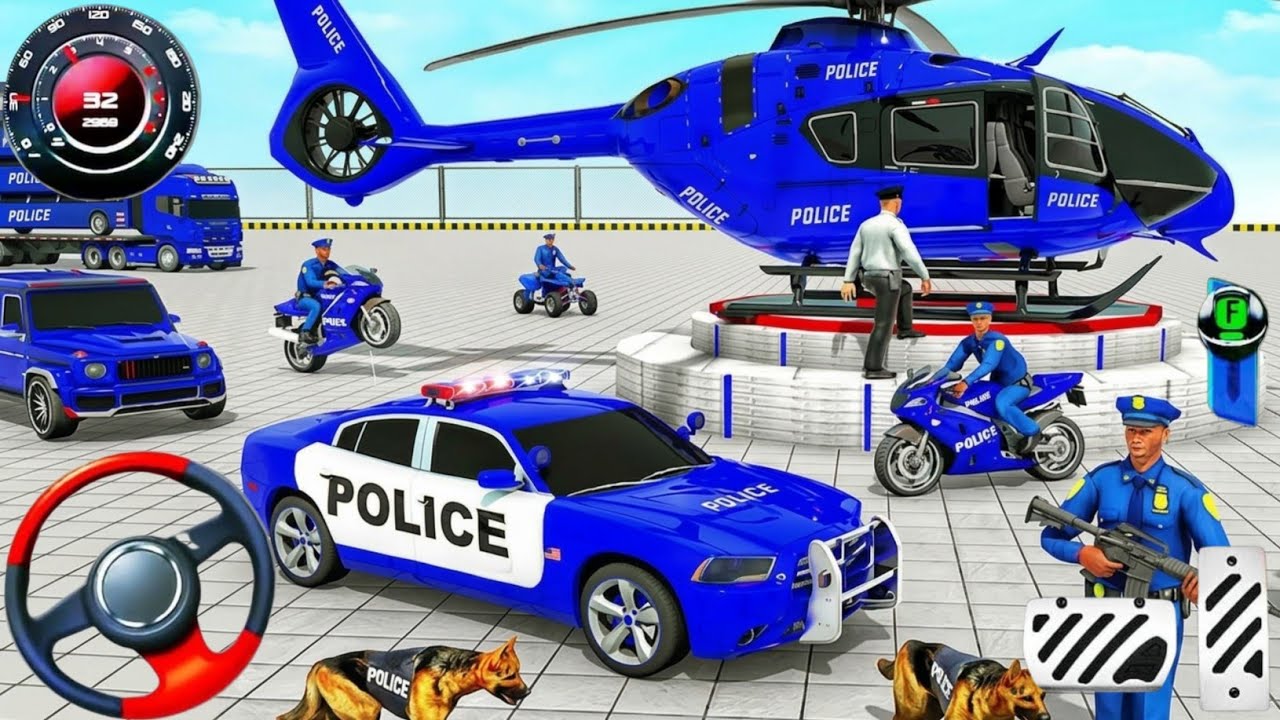 Police Car Chase Simulator Game - Real Cop Cars Driving Simulator 2026 - Android GamePlay
