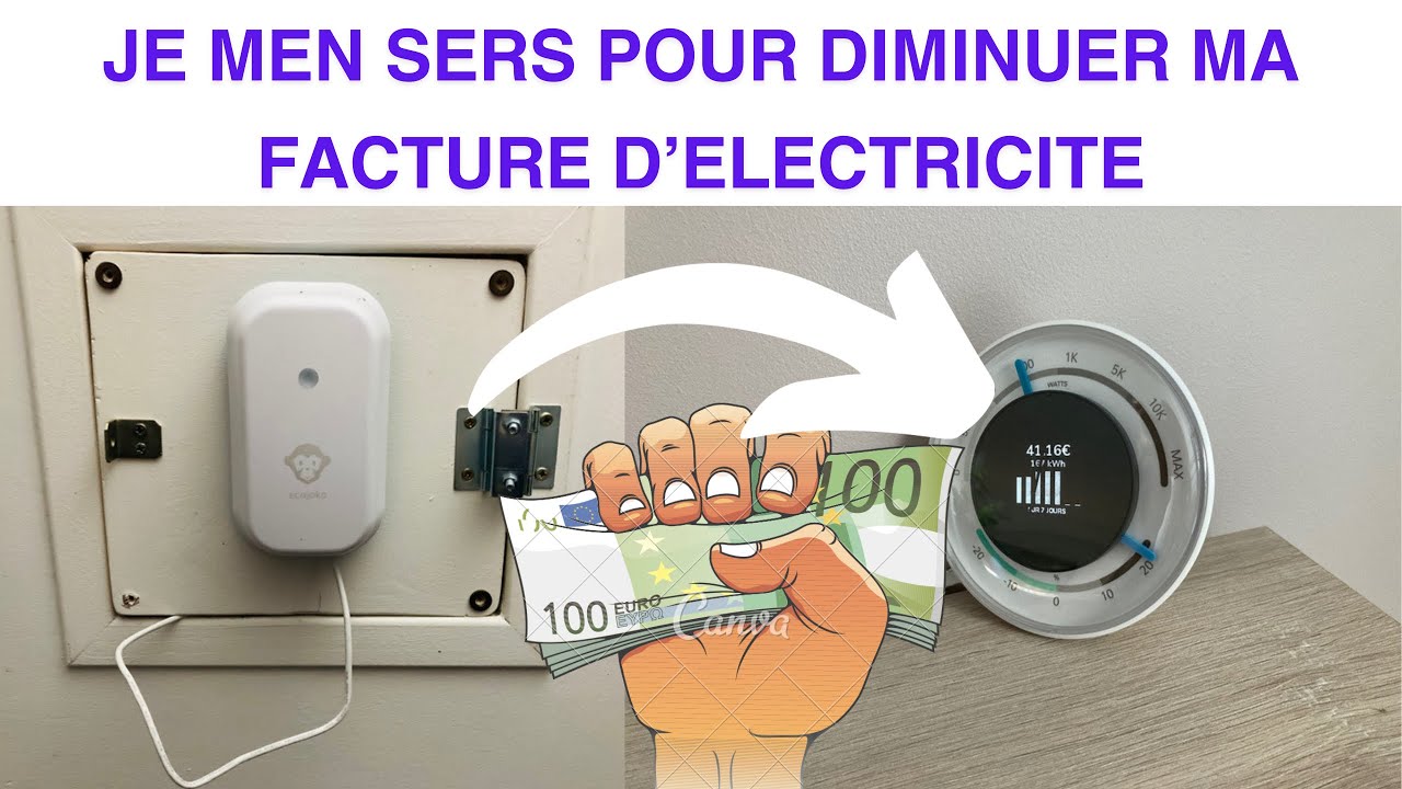 Baisser sa facture et gère ton autoconsommation solaire avec Ecojoko #edf #energie