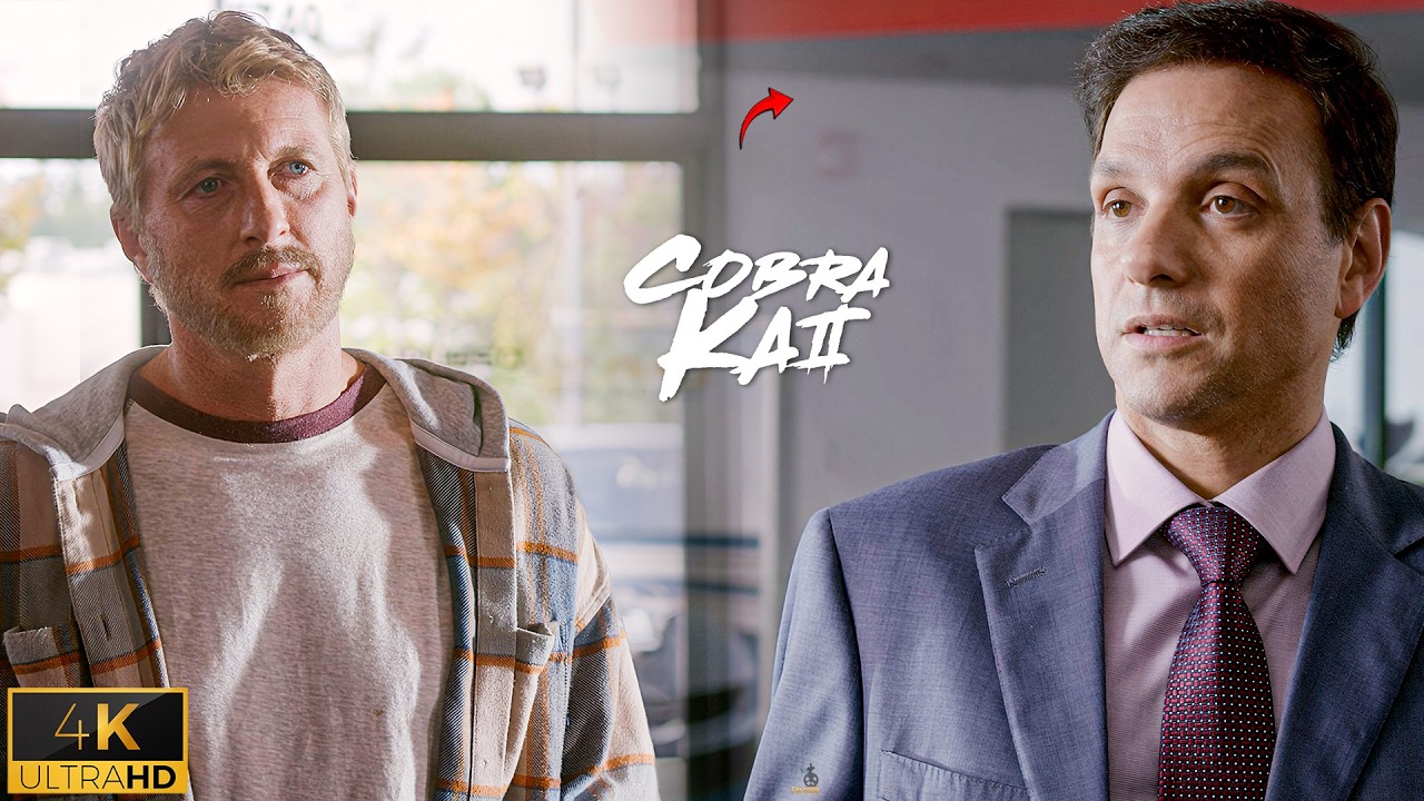 Джонни снова встречает Дэниела | Сцена из сериала «Кобра Кай» в формате 4K