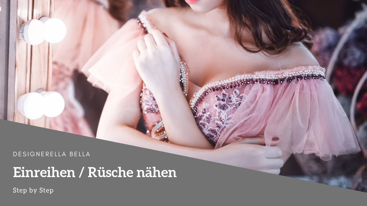 R&uuml;sche n&auml;hen / Einreihen