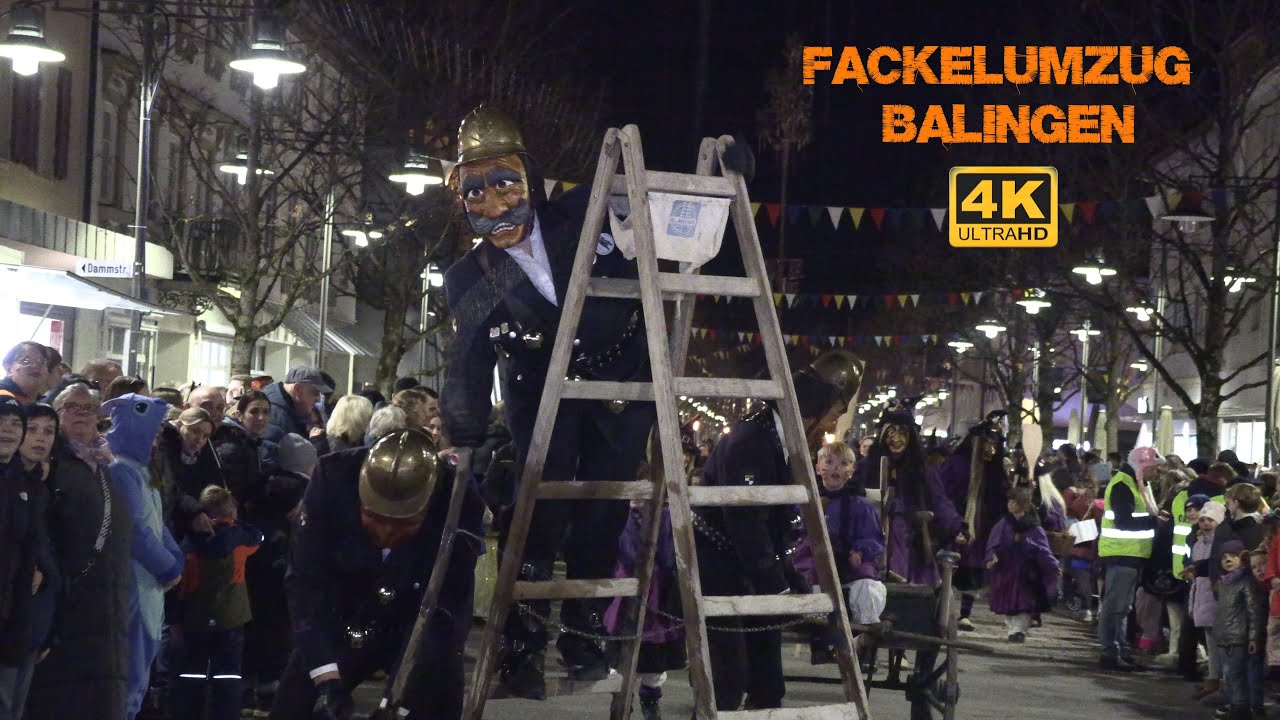 Fasnet Fackelumzug in Balingen Teil 1