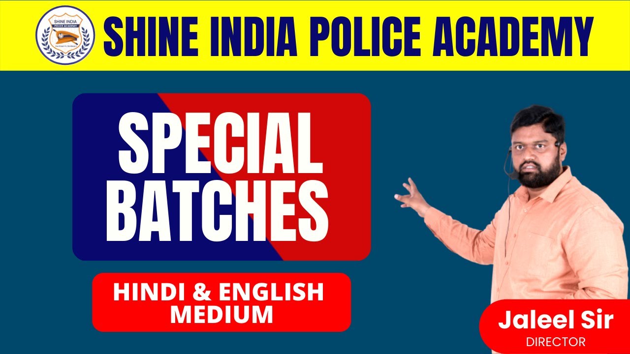 Подготовка к экзаменам SI/PC в Shine India Police Academy &mdash; обучение на хинди и английском языках