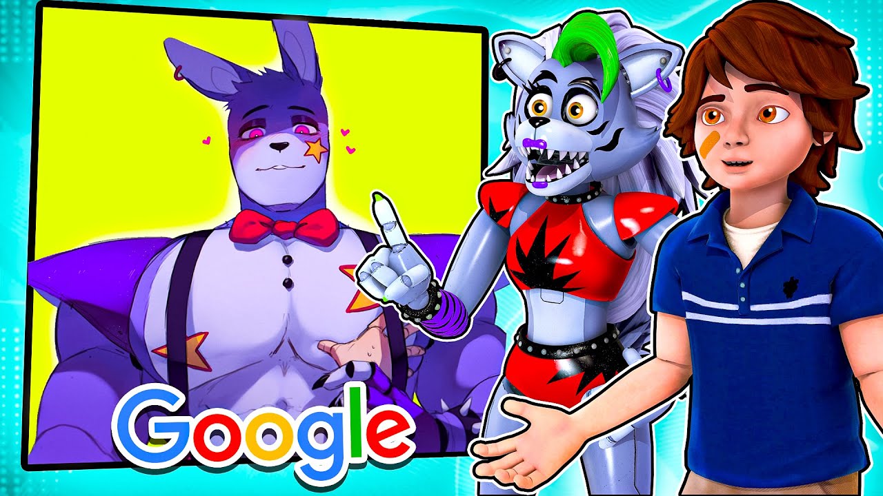 Google GLAMROCK BONNIE with Roxanne Wolf and Gregory