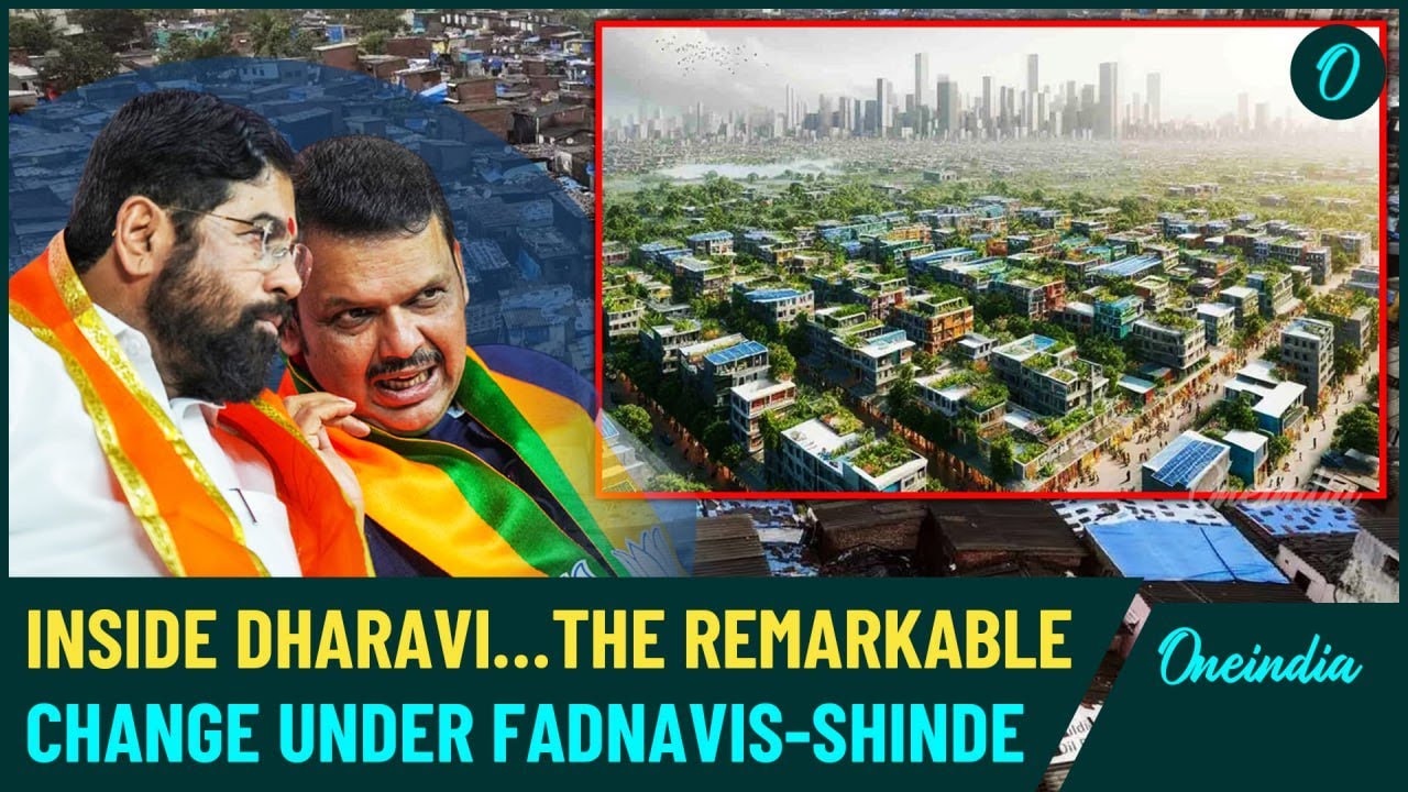 Slum to Smart City: How Fadnavis and Shinde Reshape Dharavi’s Future| Watch