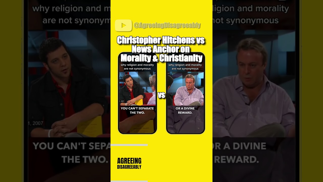 Is Christianity Necessary for Morality? Hitchens Debates the Claim  #debate