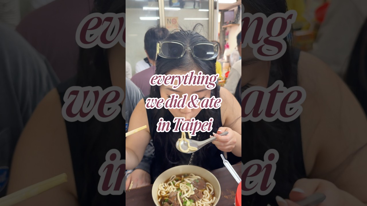 Day 1 of my Taipei trip 🇹🇼 part one of my 9-day itinerary! #taipei #taipeifood #taiwan #hiddengems