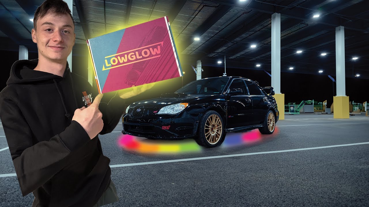 Subaru STi Gets the WORLDS BEST underglow kit | LOWGLOW |