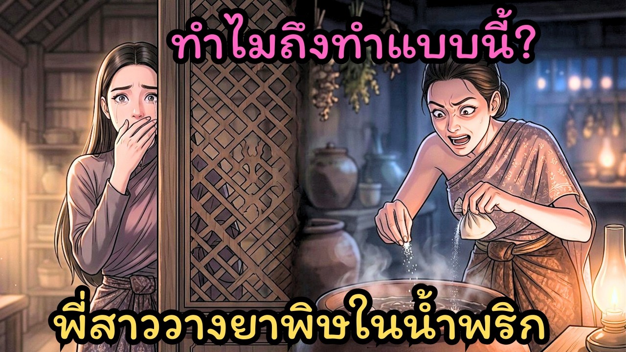 พี่สาวใจยักษ์! แอบวางยาในปลาร้าน้องสาว สุดท้ายกรรมตามทันกินเองจนสิ้นใจ