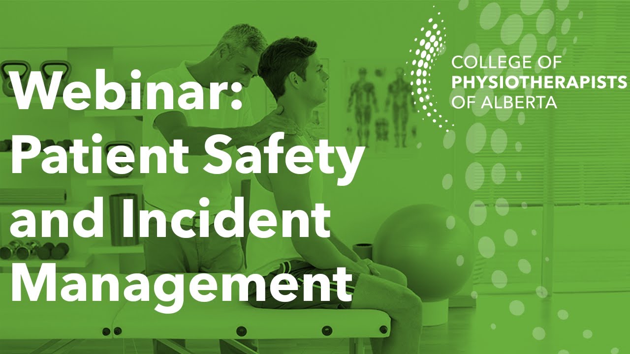 Webinar: Patient Safety and Incident Management