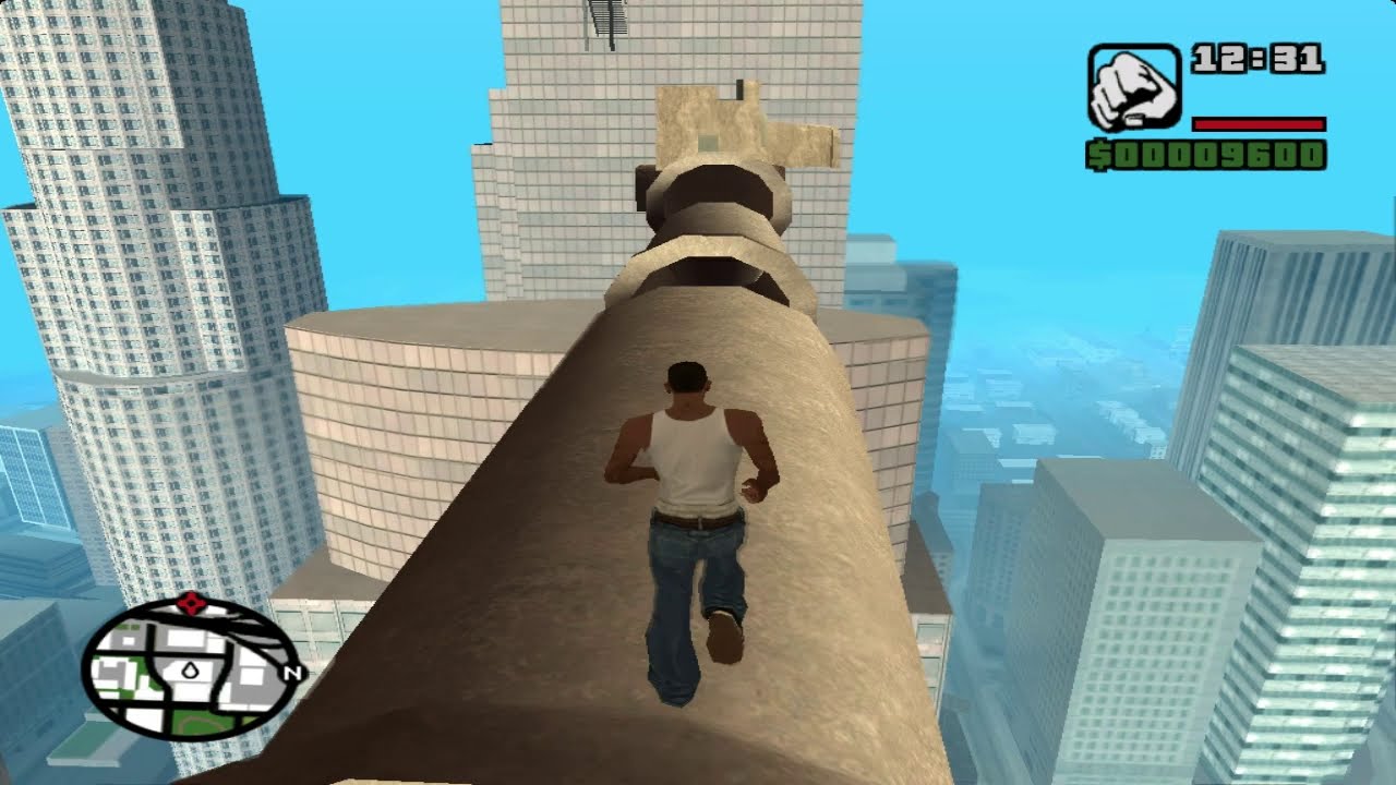 Impossible Ultra Mega Parkour Challenge in GTA San Andreas