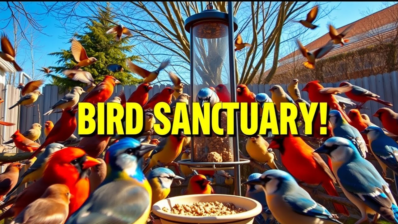 How to Make a Bird Sanctuary in Your Backyard