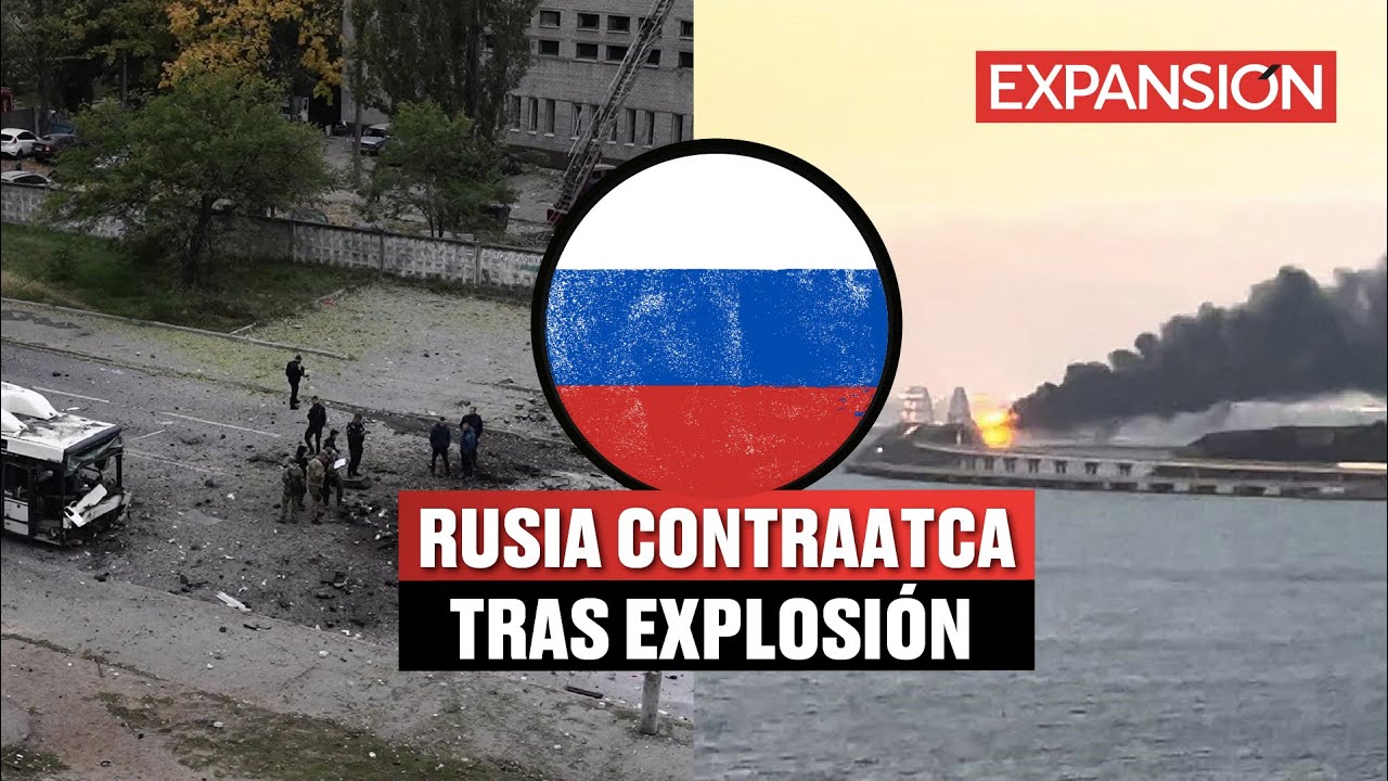RUSIA BOMBARDEA a UCRANIA TRAS EXPLOSIÓN en PUENTE de CRIMEA | ÚLTIMAS NOTICIAS