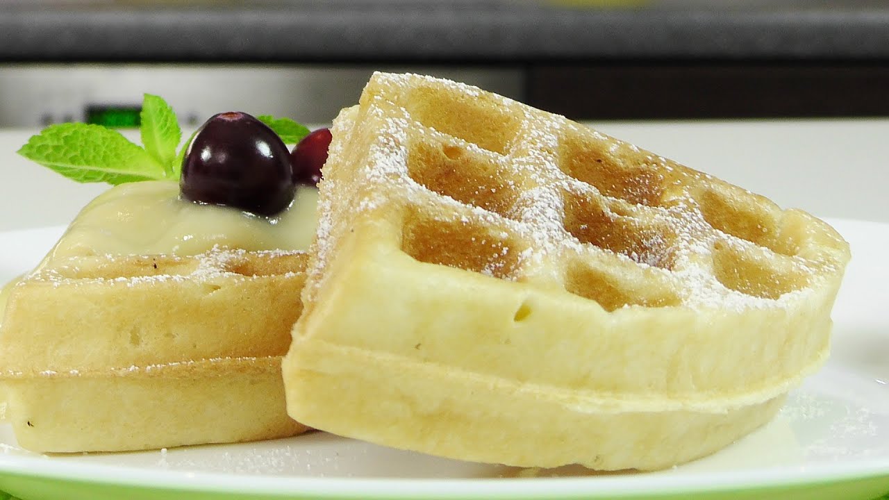 Бельгийские вафли  в электровафельнице GF-020 Waffle Pro