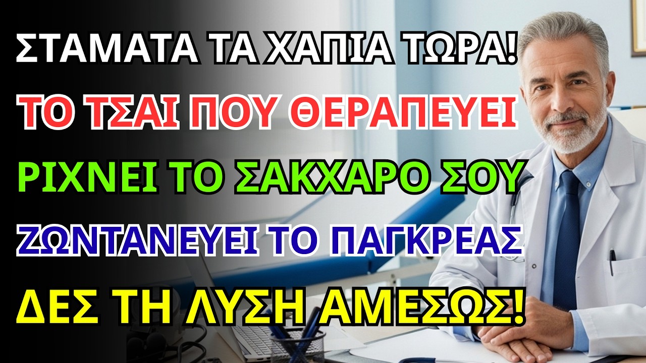πιείτε αυτό το τσάι κάθε πρωί νηστικοί. ρυθμίζει σάκχαρο και προστατεύει το στομάχι σας!