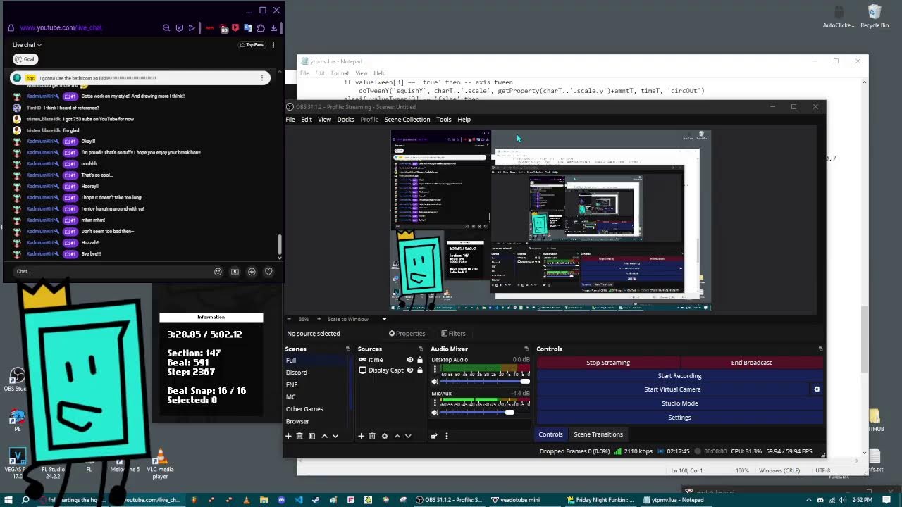 fnf chartings the hqc mods.