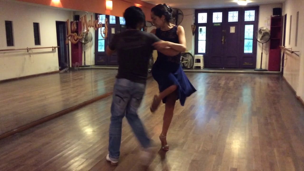 Gaston Torelli & Mariana Dragone improvising @ La Maleva in BA.  Mariana wears the TLTB