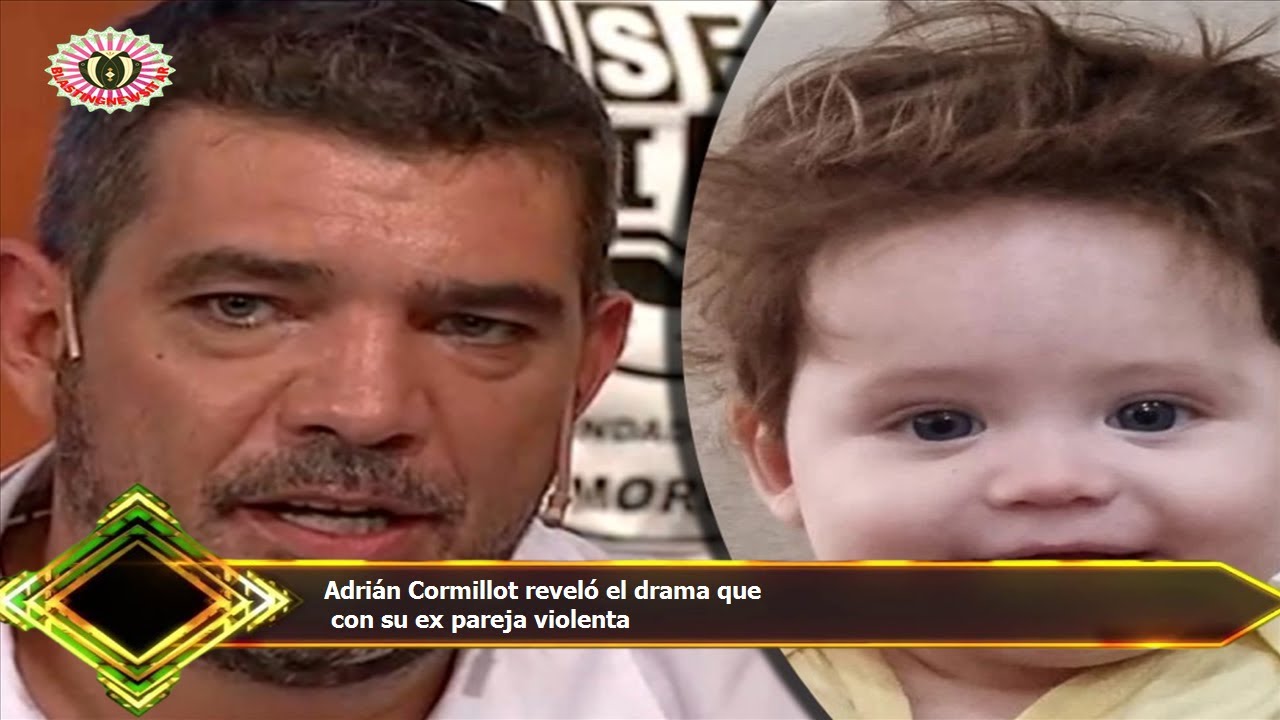 Adrián Cormillot reveló el drama que  con su ex pareja violenta