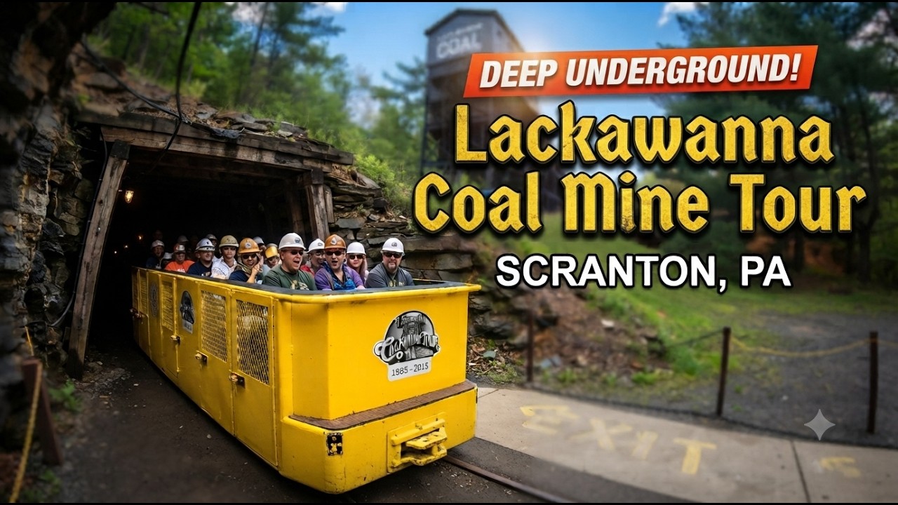 Delve Into The Depths Of The Thrilling Lackawanna Coal Mine Tour near Scranton PA!!