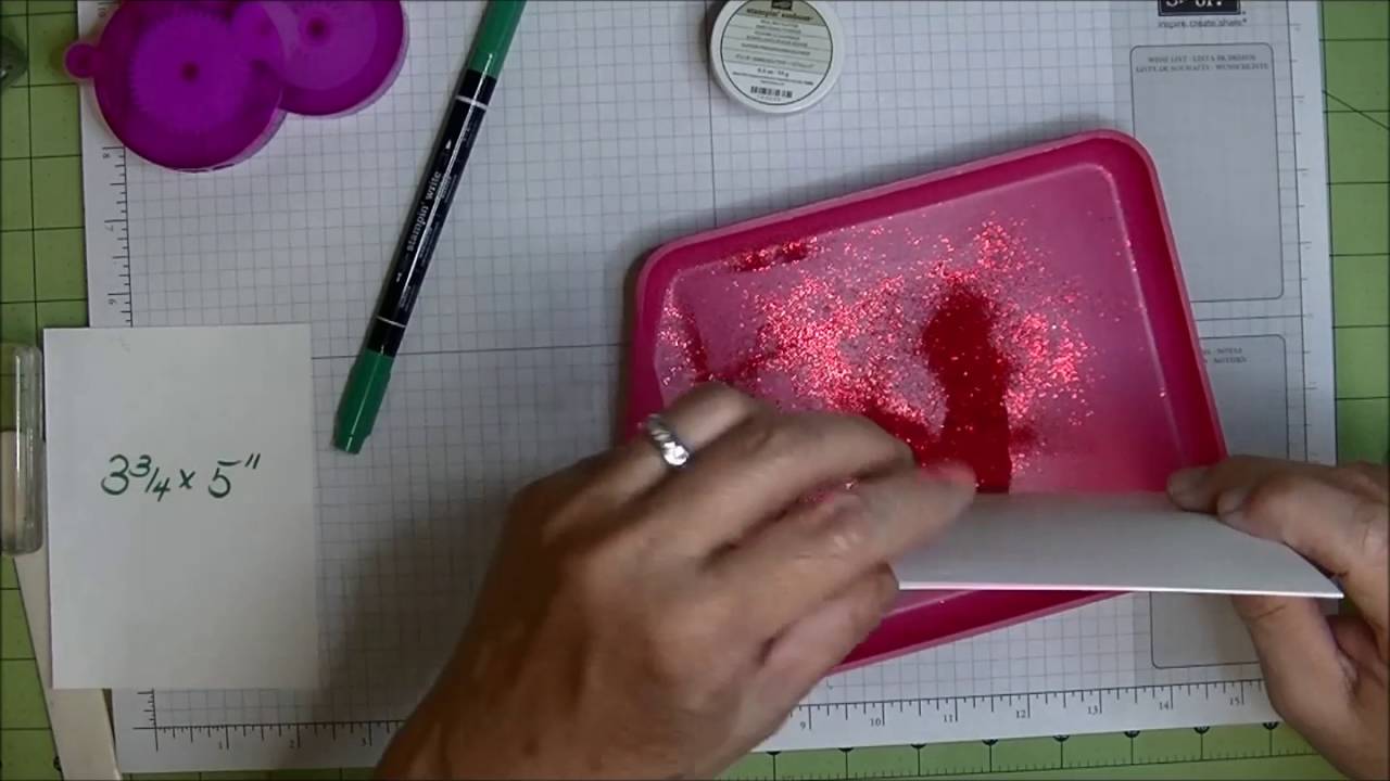 Quick Clean and Simple Card Faux Border Technique