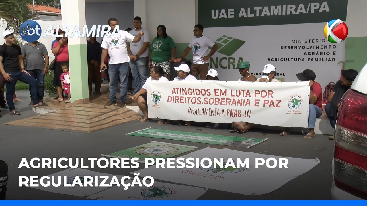 MAB ocupa INCRA em Altamira. | SBT Altamira
