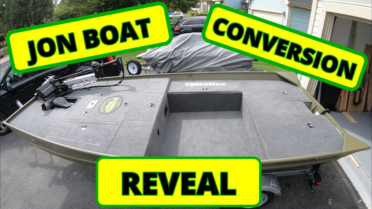 ULTIMATE Jon Boat REVEAL and WALK-THROUGH {Jon Boat To Bass Boat Conversion} Lowe 1448