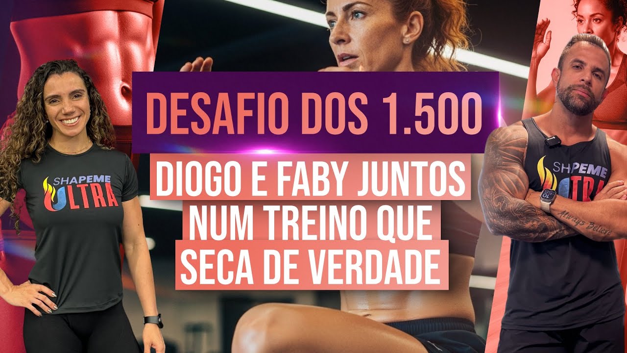 Desafio dos 1.500: Diogo e Faby Juntos Num Treino que Seca de Verdade.