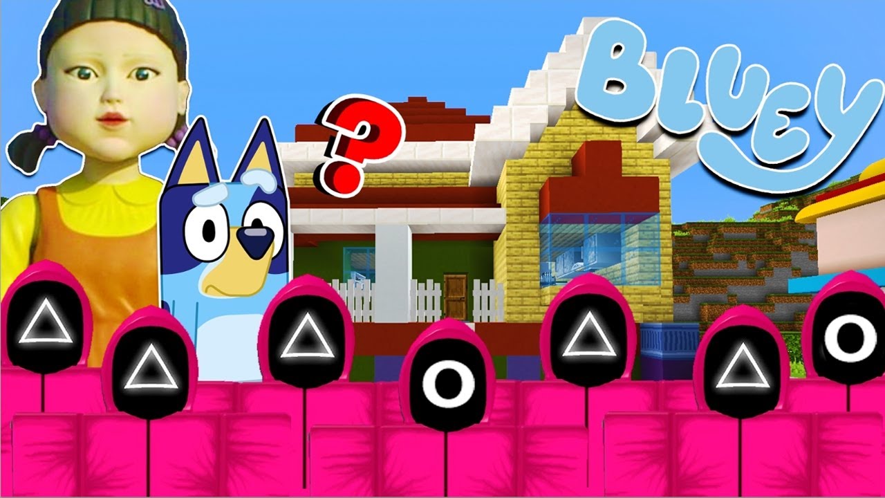 BLUEY JUEGA a los SQUID GAME | Las Aventuras de BLUEY en ROBLOX!
