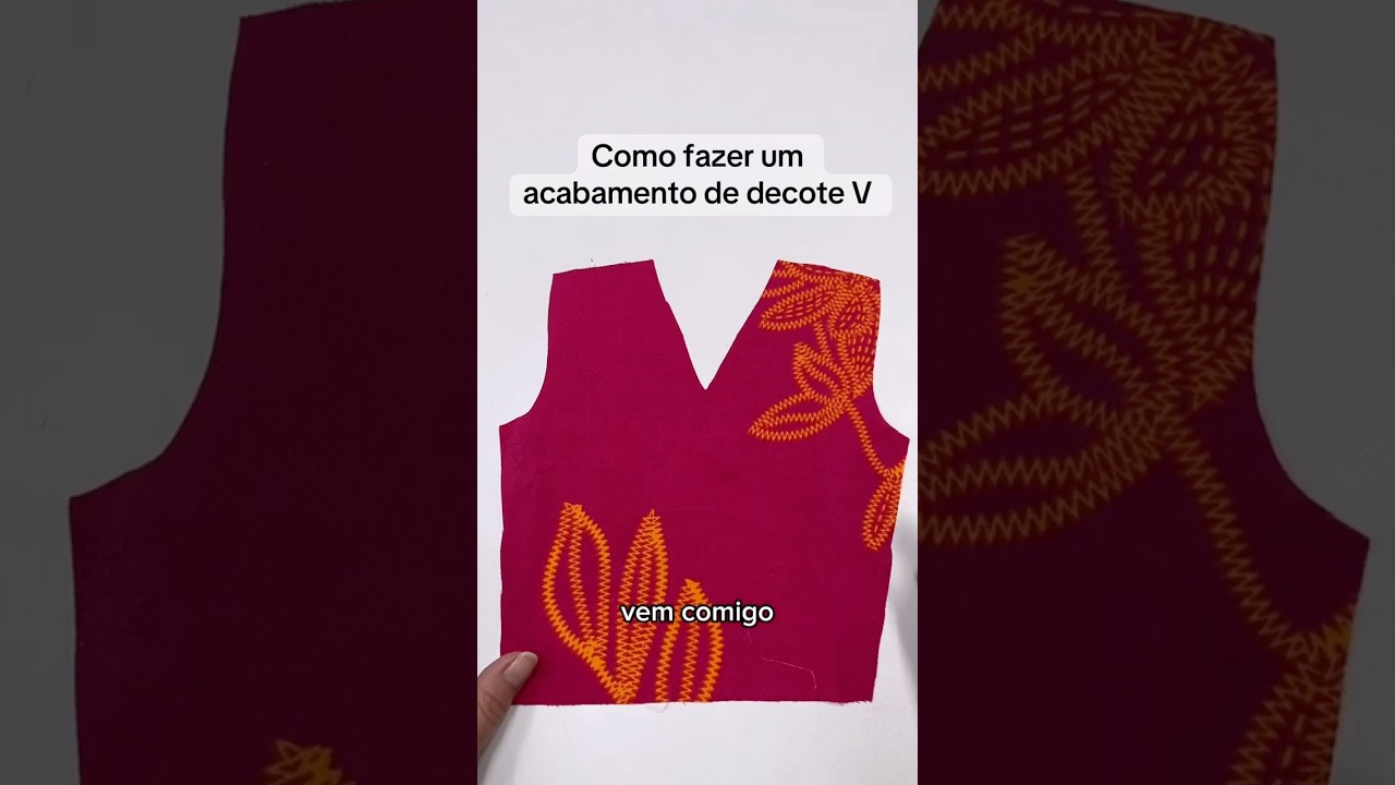 ACABAMENTO EM DECOTE V
