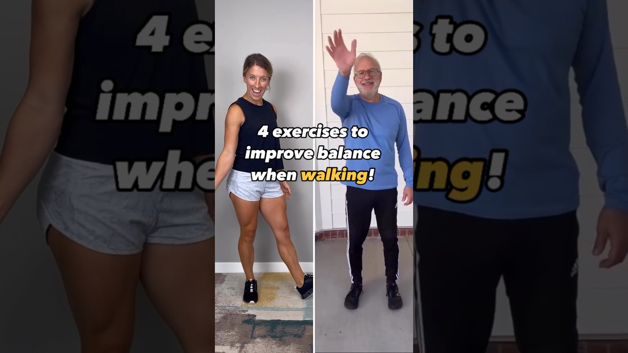 4 exercises help you improve balance when walking