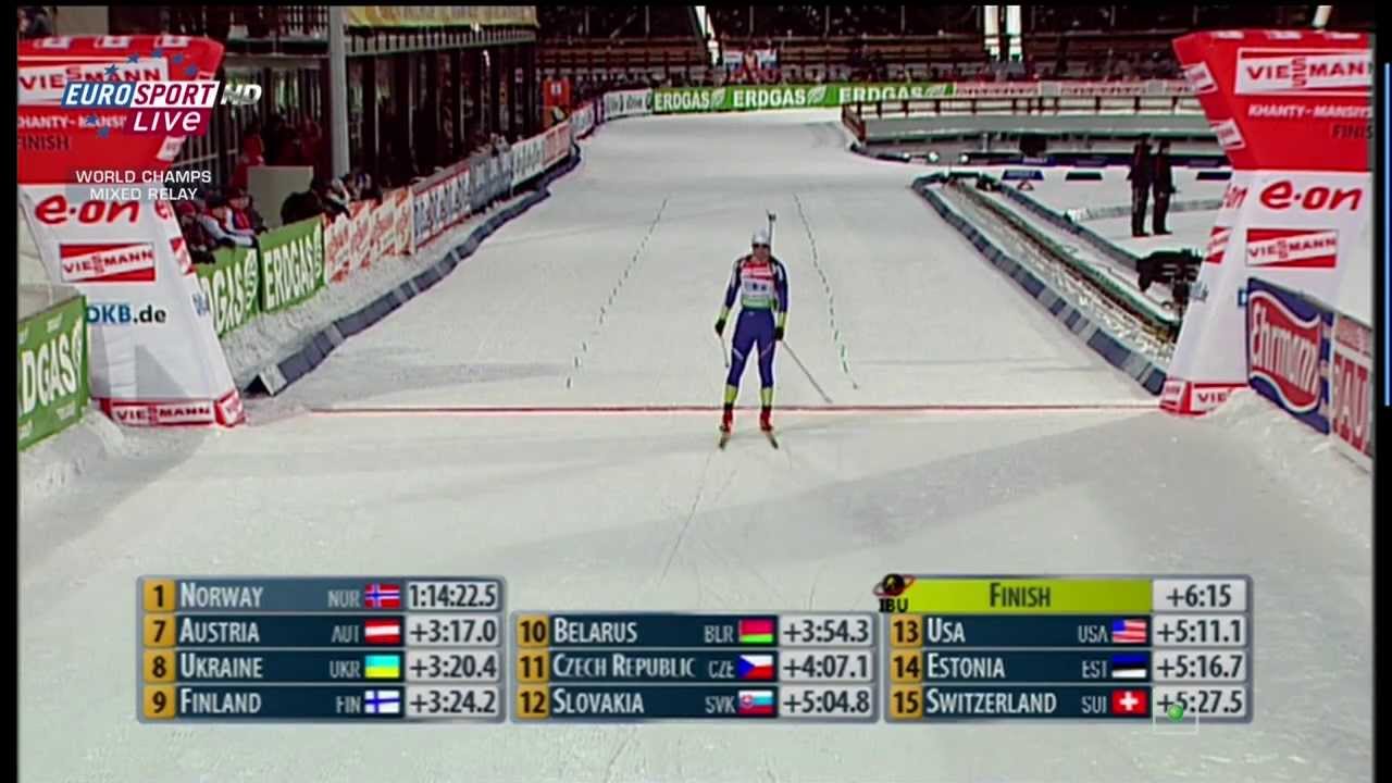 RU \ IBU World Championships Biathlon 2011 1 Relay Mixed (6 of 6)