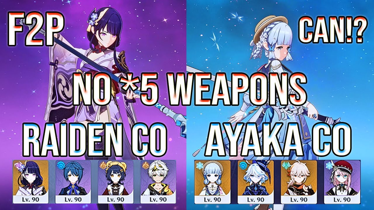 Могут ли F2P Райден C0 и Аяка C0 ДЕЙСТВИТЕЛЬНО пройти 12-й этаж?! | Spiral Abyss | Genshin Impact
