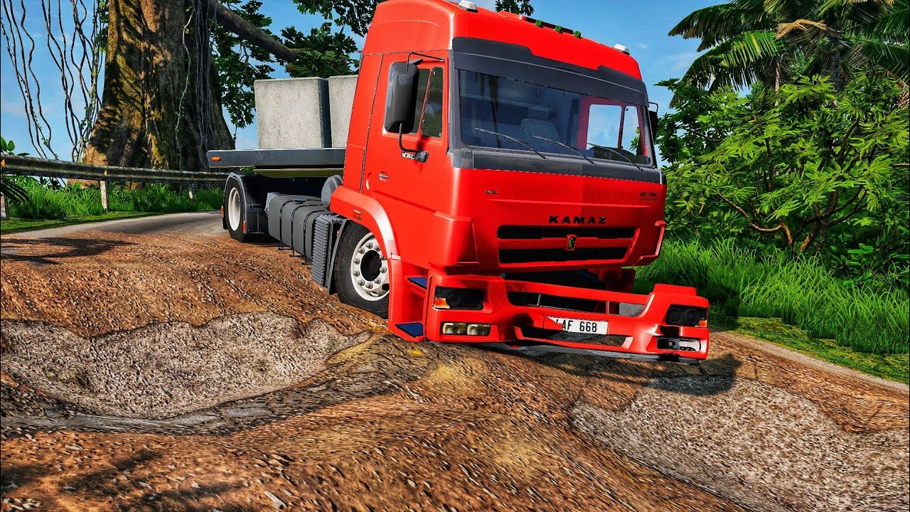 Trucks vs Potholes | BeamNG.Drive