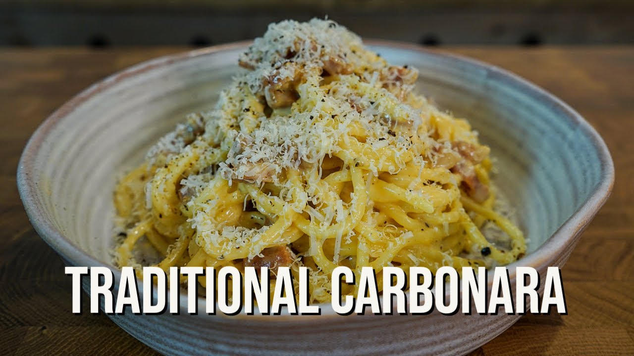 Traditional Spaghetti Carbonara Recipe | The Right Way