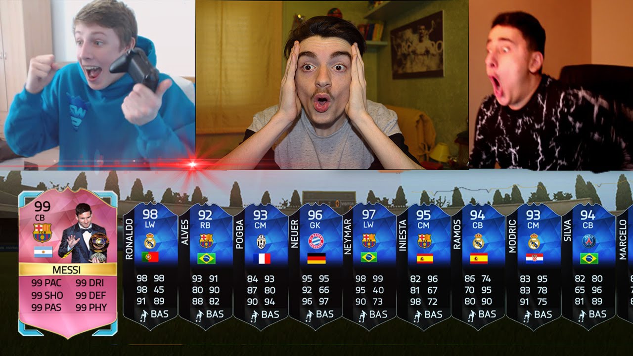 TOP 5 BEST PACK OPENING IN FIFA HISTORY!!!