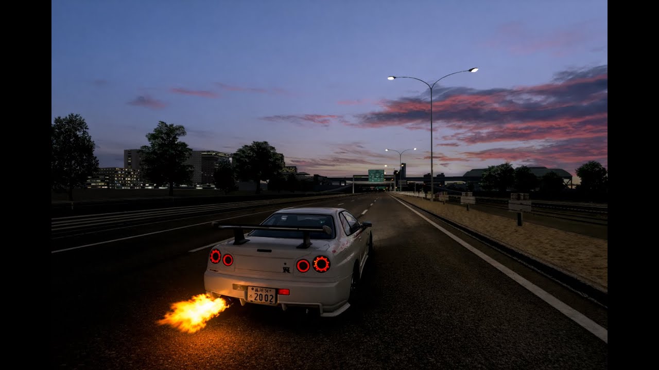 Untamable: 1300HP Nissan GTR R34 on Shutoku [No Hesi]