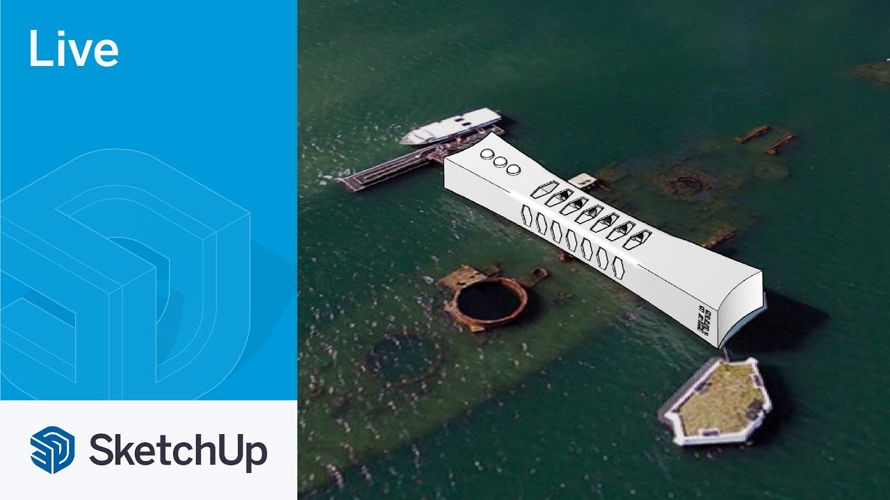 3D modeling the USS Arizona Memorial