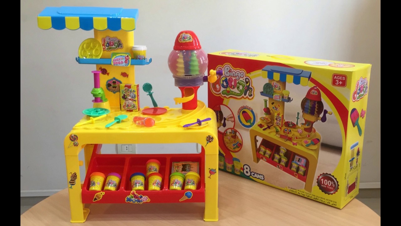 Bingo Dough Episodes - Bingo Table SweetShop Box Opening tutorial